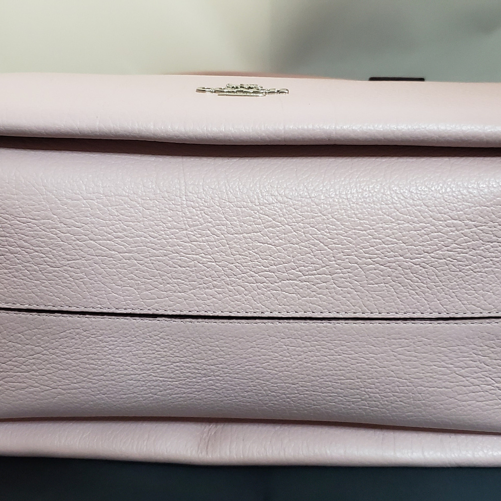 Coach Grain Leather Drew Satchel Pink Blossom - Picture 5 of 8